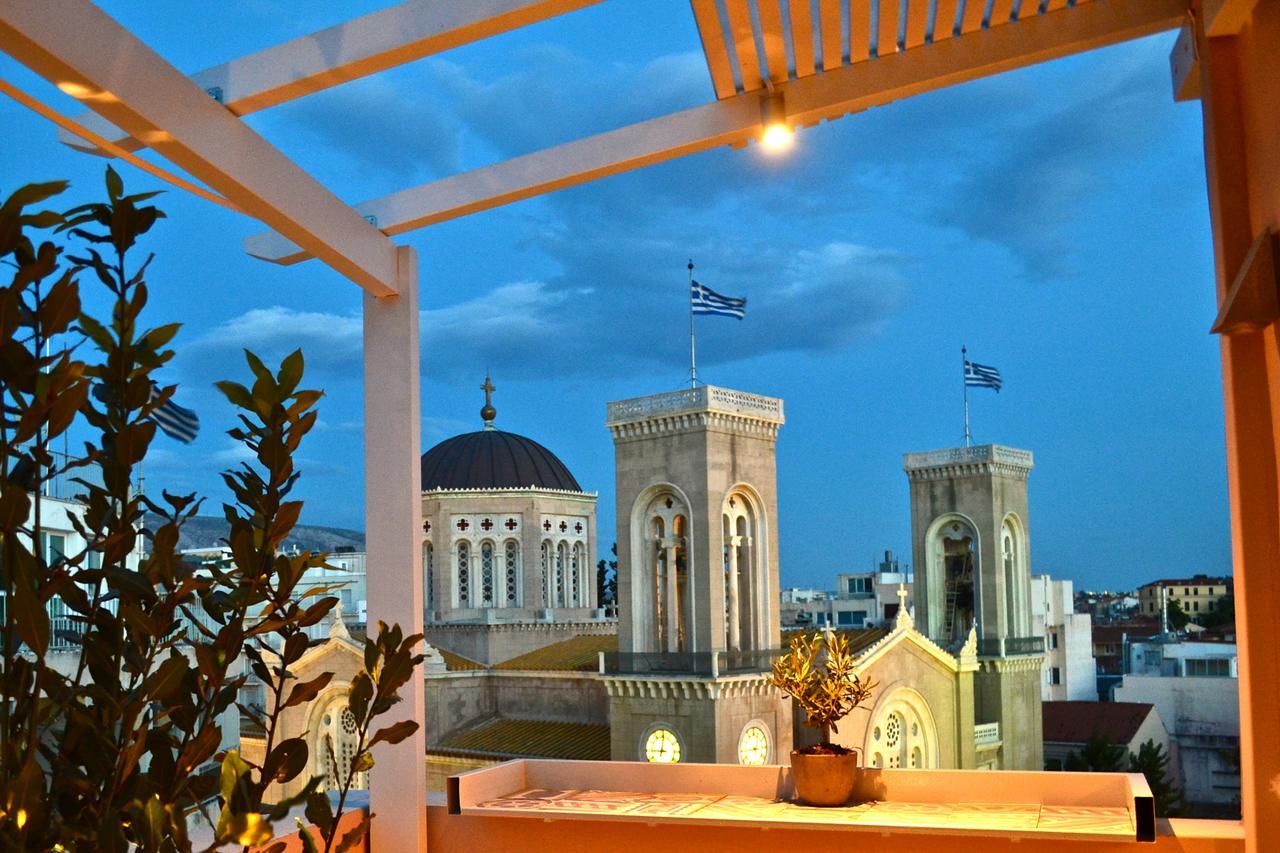 Apartament Hidesign Athens Acropolis Luxury Penthouse In Plaka Zewnętrze zdjęcie